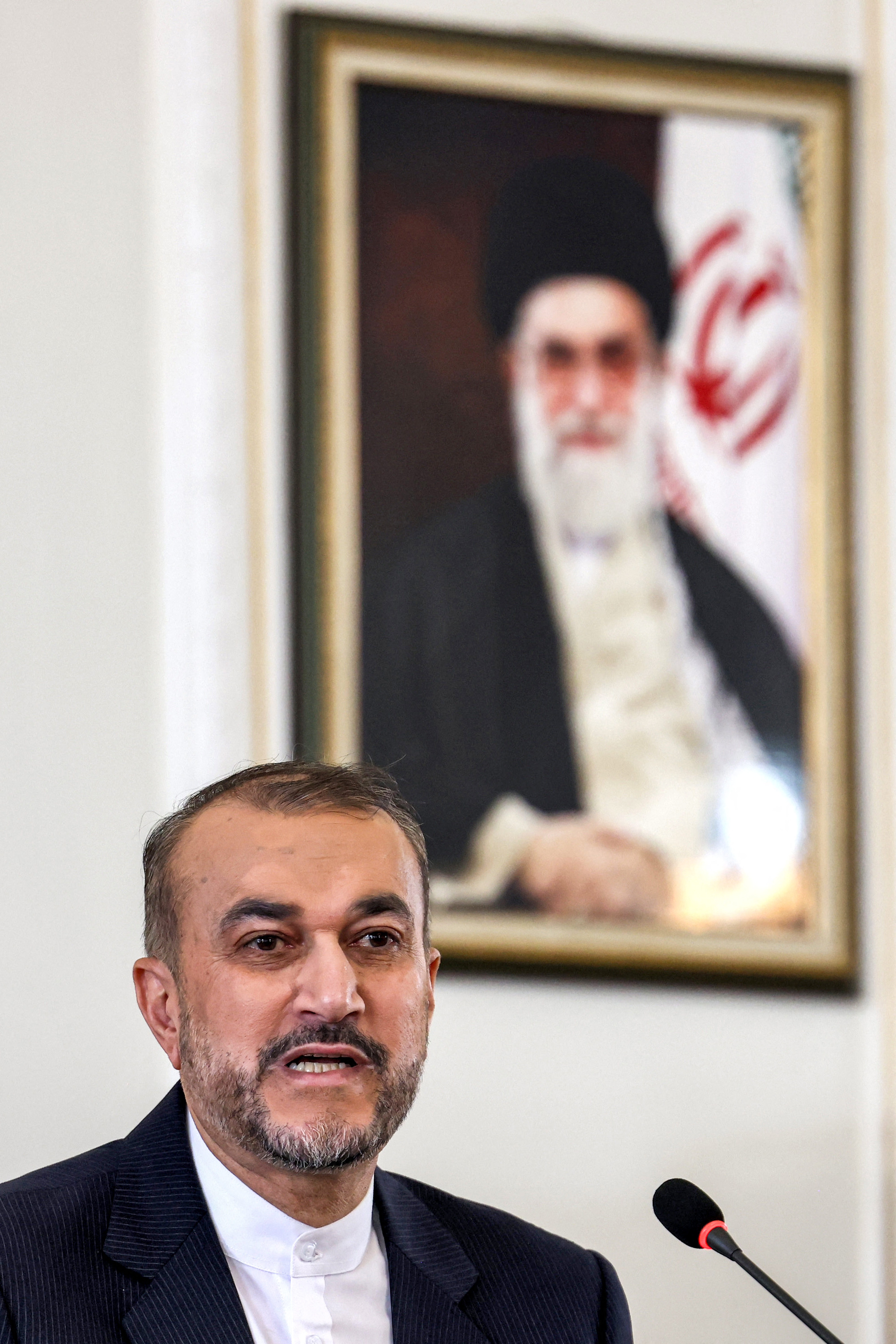 Iranische Führer – im Bild: Außenminister – haben darauf bestanden, dass Israel sie nicht erfolgreich angegriffen hat