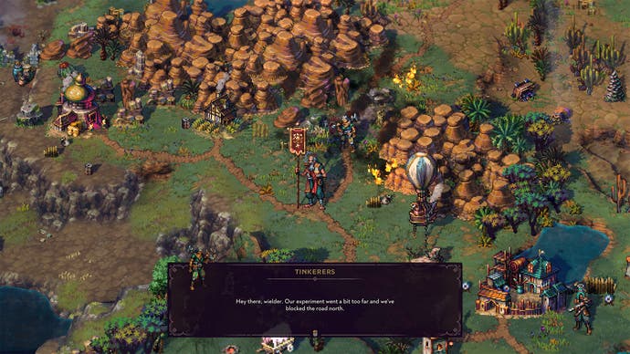 Screenshot der Barya-Kampagne „Songs of Conquest“.