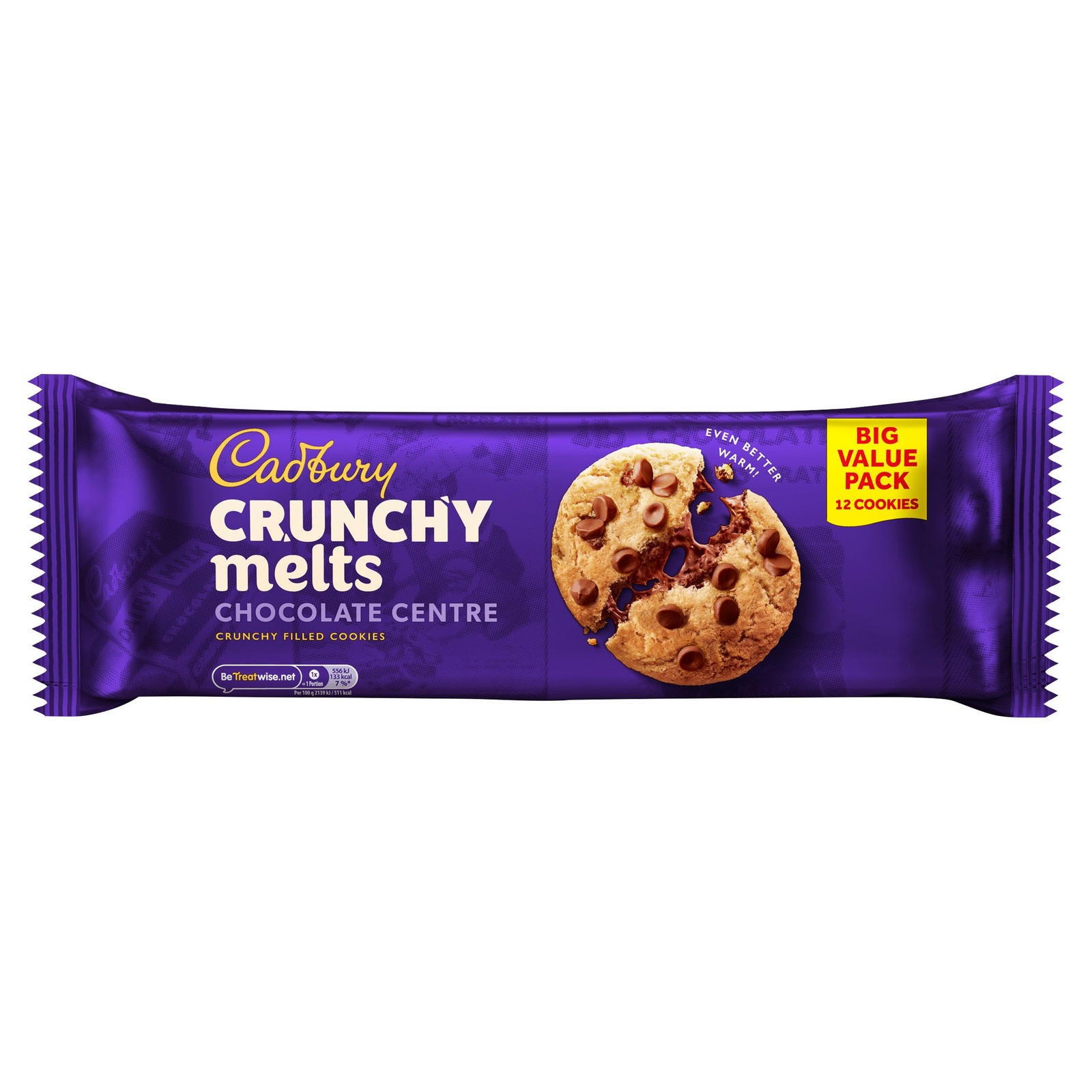 Eine Packung mit 12 Cadbury Crunchy Melt Cookies kostet in Island nur 2,25 £