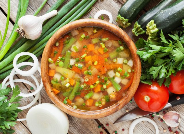 Gemüsesuppe, Konzept der Suppe zur Gewichtsreduktion