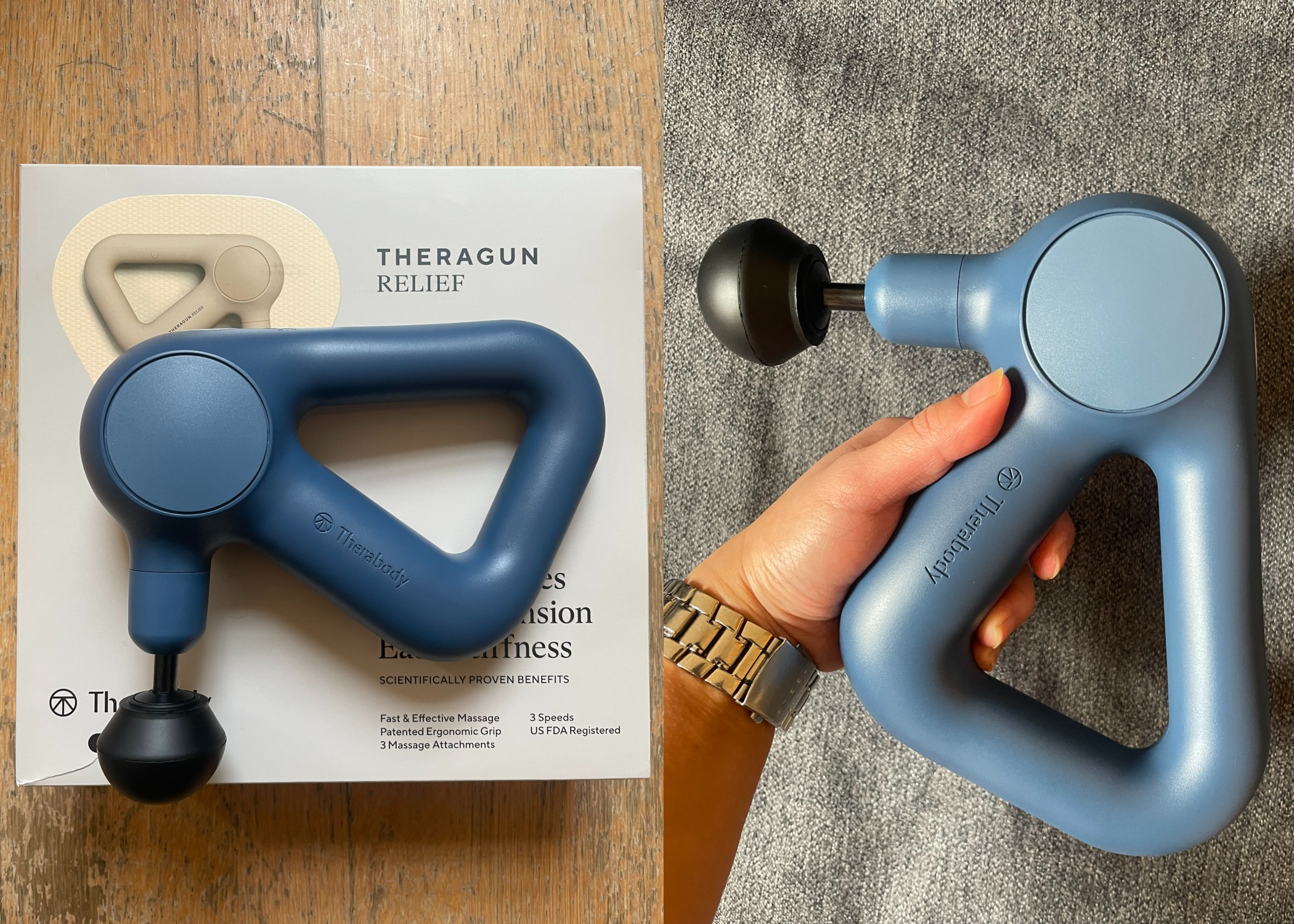 Theragun Relief is designed for everyday movement.