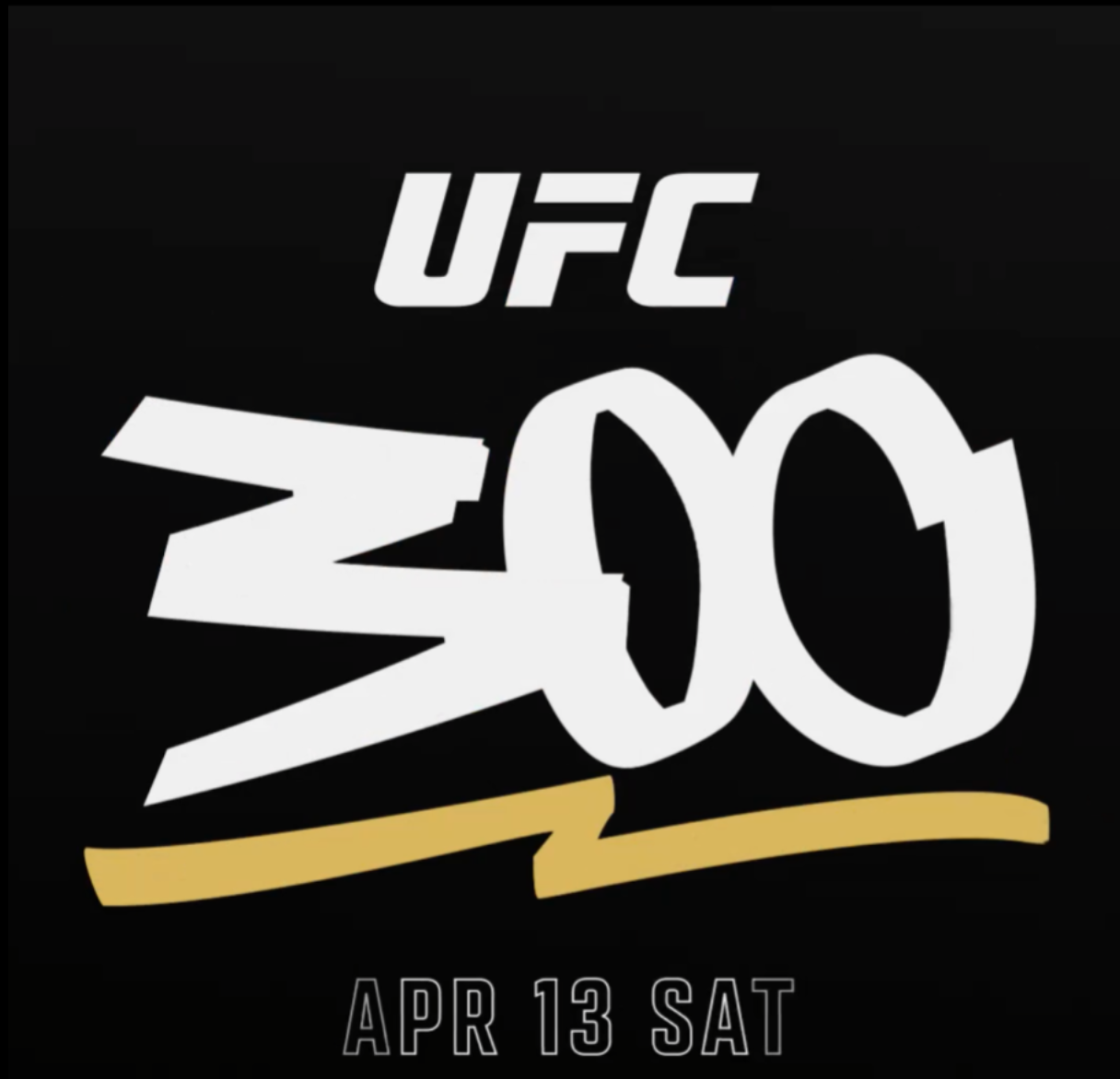 UFC 300 findet am 13. April in Las Vegas statt