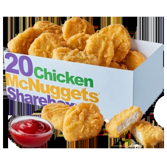 Die bei den Fans beliebten Chicken McNuggets werden jetzt für 4,49 £ für eine Packung mit 20 Stück verkauft